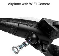 DWI Dowellin 2.4G RC Avions EPP Avion Mode Jouet Télécommande Drone avec Caméra Planeur Avion pour Enfants