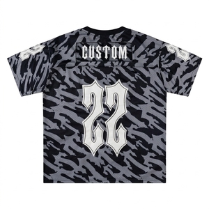 Camisetas Deportivas de Malla Transpirable para Hombre, Estilo Urbano, con Logotipo Bordado Personalizado, Cuello Redondo, Secado Rápido, Corte Regular - Product Image 3
