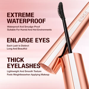 O.TWO.O <span class=keywords><strong>Mascara</strong></span> à fibres pour cils épais, 24h imperméable, résistant à la transpiration, 4D, recourbant, longue durée - Product Image 2