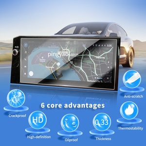 ملصقات سيارة وشاشة حماية من الزجاج المقوى للوحة القيادة الرقمية Carplay، إكسسوارات مركبة لسيارة تويوتا كامري <span class=keywords><strong>2025</strong></span> - Product Image 3