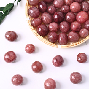 Pierres Roulées en Quartz Fraise Naturel Poli de Haute Qualité pour la Décoration – Vente en Gros - Product Image 2