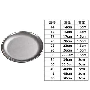 Retro Gold Serving Tray Round Metal Dish For Home Dining Fruit Plate Vintage Style Durable Wear Resistant - Product Image 4