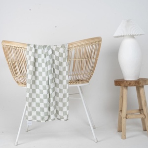 Custom Design Super Macio Bambu Algodão 120*120CM Bebê Recém-nascido Verão Toalha de Banho Musselina Swaddle Wraps Cobertores para Bebês - Product Image 4