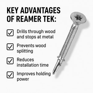 T-27 Torx 1/4X2-3/4 "alesatore <span class=keywords><strong>Tek</strong></span> Torx/vite autoforanti da <span class=keywords><strong>legno</strong></span> a metallo - Product Image 4