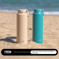 304 acier inoxydable vide Thermos tasse grande capacité Camping Sports de plein air bouilloire poignée pratique cadeaux d'affaires