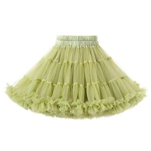 Falda Tutú Arcoíris MS para Niñas, Vestido de Tul Esponjoso de Princesa para Actuaciones de Danza Infantil - Product Image 3