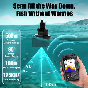 Flytec 500m, <span class=keywords><strong>Sonar</strong></span> de Pesca con GPS V600 V803 Integrado, Transductor de Sensor de Agua Inalámbrico para Pesca en Lagos y Embalses - Product Image 3