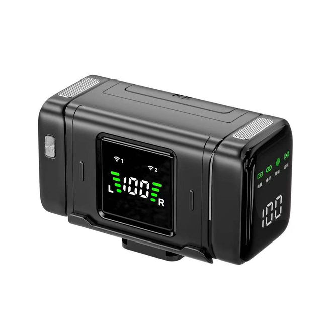 Mini Wireless Lavalier Microphone For,Magnetic Mini Mic with Noise Reduction, with Charging Case, for Video Recording Podcast