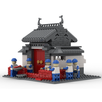 Modelo de Bloques de Construcción de Villa Personalizada, Arquitectura Personalizada para Exhibición, OEM ODM, Bloques de Construcción Personalizados, Modelo de Ladrillos en Miniatura de Villa