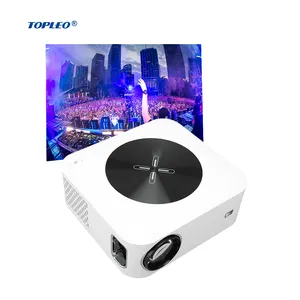 Topleo full hd projector stable bulb performance to ensure the projection effect lasting as new smart video projector