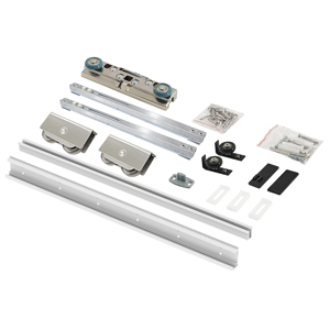 Sistema de Puerta Corredera Oculta de Aleación de Aluminio Moderno de Alta Calidad WEKIS para Entrada de Baño con Riel Deslizante Invisible - Product Image 1