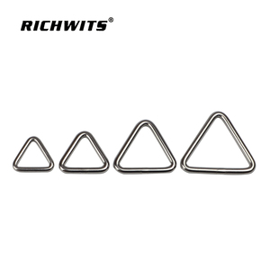 Gian lận phụ kiện phần cứng tam giác đều vòng thép không gỉ tam giác vòng - Product Image 4