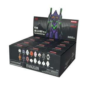 Authentique BOXFUN EVA Neon Genesis Evangelionn Watch Blind Box 12pcs Set <span class=keywords><strong>Anime</strong></span> Character Quartz Wrist Watch Collectible Gift - Product Image 2