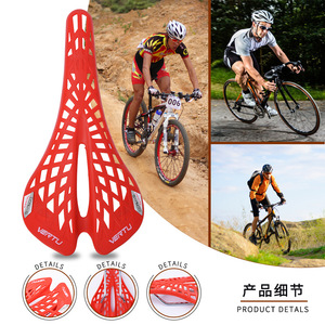 OEM/ODM ultraligero ciclismo cojín Spider Fixie piñón fijo MTB montaña carretera bicicleta asiento bicicleta hueco sillín - Product Image 3