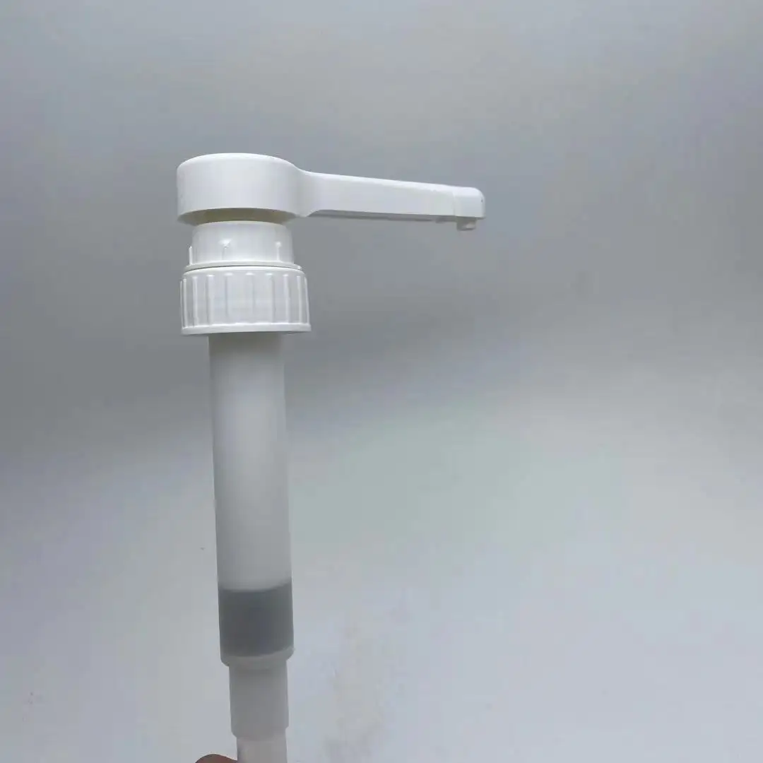 Factory 5-30 ml Food grade White Plastic Pump 1 liter monin syrup pump dispenser