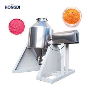 Agitateur mélangeur à double cône en acier inoxydable SUS316L personnalisé avec moteur pour le mélange de poudres chimiques et de pigments de qualité alimentaire, capacité 400L - Product Image 2