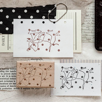 Sceau en caoutchouc en bois de hêtre naturel avec motif gravé personnalisé pour la décoration de carnets, la fermeture d'enveloppes, papeterie en gros