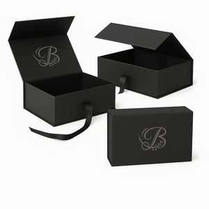 गर्म मुद्रांकन लोगो बाल एक्सटेंशन पैकेजिंग कस्टम मुद्रित चुंबकीय गत्ता कागज विग बॉक्स - Product Image 6