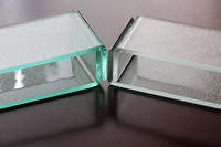 Profilé en U verre profilé en U canal en verre pvb profilé en aluminium façade de fenêtre mur-rideau verre ondulations minces