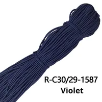 Premium Runde Elastische Schnur 3mm Verschleißfeste Polyester-Latex-Schockkordel für Handwerk Bekleidung Hochfestes Elastisches Seil für Outdoor-Aktivitäten