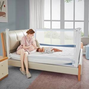 Barra De Proteccion Cama Barandal <span class=keywords><strong>Bebe</strong></span> Babi Safeti Lit Bébé Rail compact Pare-chocs Clôture Berceau Barrière Latérale Enfants Garde Bedrail - Product Image 5