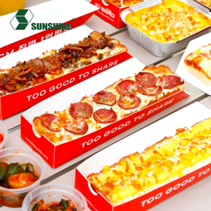 Logotipo personalizado Coréia Conceito Hotdog Gaveta Caixa De Papelão Papel Queijo Pizza Bandeja De Embalagem Caixas De Embalagem De Caixa De Cozimento Para Embalagem De Alimentos - Product Image 3