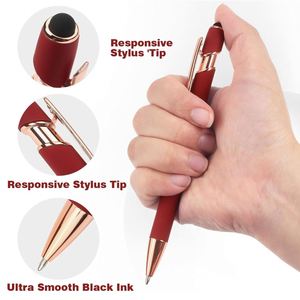 Promotional Business Gift Luxury Ballpoint <b>Pen</b> with logo Engraved 2 in 1 Capacitive Multi Function Stylus Metal Ball <b>Pen</b> - Product Image 5