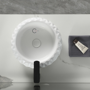 Lavabo de Sobremesa Pequeño y Elegante para Baño de Hotel, Diseño Compacto para Ahorrar Espacio - Product Image 2