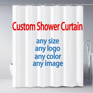 Cortina <span class=keywords><strong>de</strong></span> <span class=keywords><strong>ducha</strong></span> sin gancho para baño <span class=keywords><strong>de</strong></span> poliéster 100% impresa personalizada del fabricante Impresión digital <span class=keywords><strong>de</strong></span> diseño moderno y bonito - Product Image 6