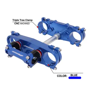 JFG CNC อะลูมิเนียม OEM รถจักรยานยนต์วิบาก,ทริปเปิลแคลมป์สำหรับ YAMAHA YZ250F WR250F WR450F YZ250FX 450FX 450F