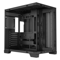 New ATX Gaming Computer Case Double Tempered Glass Panel Computer Casing Mid Tower PC Case Supplier