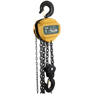 Paranco a Catena Manuale Nuovo di Fabbrica in Acciaio da <span class=keywords><strong>3</strong></span> Tonnellate, Mini Gru da 3m con Fune Metallica per Sollevamento - Product Image 1