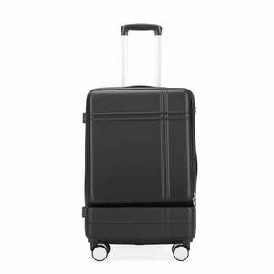 Maletín ABS de equipaje de bolsillo <span class=keywords><strong>con</strong></span> cremallera de Apertura frontal unisex personalizado maleta de moda <span class=keywords><strong>con</strong></span> cerradura TSA y rueda giratoria 360 - Product Image 4