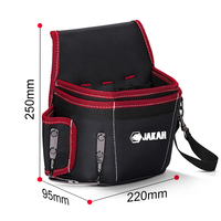 Sac à outils Jakah OEM avec passants de ceinture réglables, logo en caoutchouc, organisateur d'outils durable, capacité de 150 lb, multifonction, garantie de 3 ans
