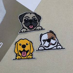 Wholesale Bulk <b>Iron</b> on Cartoon Dog Patches Embroidered <b>Iron</b> on Embroidery Patches Puppy Patch for Clothing Hat Decoration - Product Image 3