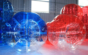 Pelota de burbuja de parachoques de TPU colorida para adultos, Bola de parachoques inflable comercial - Product Image 4