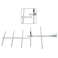 Antena HYS YAGI de Alta Ganancia 9dBi UHF 70cm UHF 400-470 MHz 5 Elementos Antena Base para Repetidor Motorola Radio Kenwood Baofeng