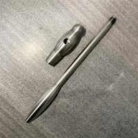 Matériau en alliage de titane poignée en titane marteau en titane marteau à tête ronde