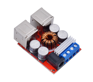 Módulo Reductor de Voltaje de 8V35V a 5V 8A con Salida USB de 4 Puertos, <span class=keywords><strong>Cargador</strong></span> de Coche para Teléfonos Móviles Android y <span class=keywords><strong>Apple</strong></span> - Product Image 1