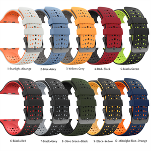 สายรัดข้อมือซิลิโคนแบบสปอร์ต ระบายอากาศได้ สำหรับ Apple Watch Ultra 49 มม. และ IWatch Series 11 10 46 มม. - Product Image 6