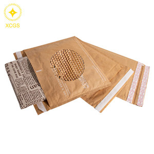 Venta al por mayor de embalado de sobres reciclado acolchado embalaje marrón panal de papel bolsa de correo - Product Image 1