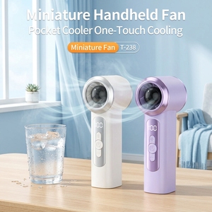 Ventilateur électrique portable à piles, style Macaron, pliable, avec clip, USB, sélection des éditeurs - Product Image 1