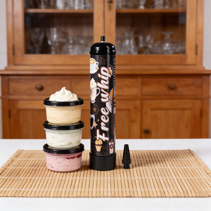 Nouveau produit : Bouteille de gaz pour crème fouettée 640g, sans additifs, pour desserts et outils de cuisine - Product Image 1