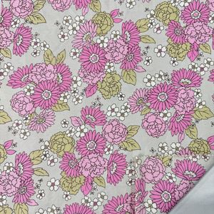 Grosir lembut dan pabrik kain cetak katun 100 dengan desain bunga - Product Image 6