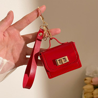 Mini sac de luxe en cuir PU 2026, porte-clés, pendentif portefeuille, mini sac à main tendance pour usage quotidien