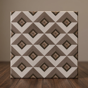 Azulejos de Porcelana Rústicos con Aspecto de Piedra Impresos en 3D de 400x400 mm, 40x40 cm, Acabado Mate, Cerámica Esmaltada Antideslizante, Garantía de 5 Años, Azulejos para Baño - Product Image 1