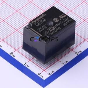 JS1-5V-F Power Relay Through hole Component (THT),16x22mm Relay 5V 1 Changeover: 1C (SPDT-Changeover)::: 250V-AC/100V-DC AgSnO2 - Product Image 1