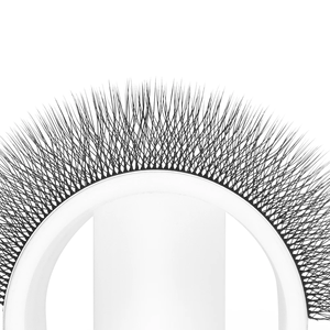 Luz personalización 6D W forma volumen prefabricado pelo sintético falso Natural largo 1cm-1,5 cm pestañas extensión suave bandejas de pestañas - Product Image 6