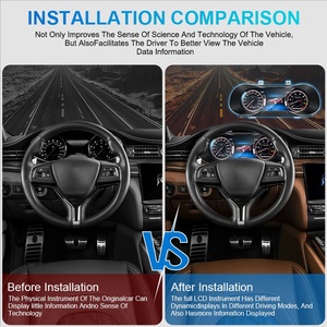 Navihua New Design 12.3 Inch LCD Dashboard <b>Car</b> Digital Custer Virtual Cockpit Auto <b>Speedometer</b> <b>for</b> Maserati Levante 2015-2021 - Product Image 3