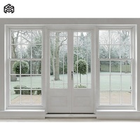 CHARMING Blanc Entrée française Portes doubles Porte principale en bois moderne Portes d'entrée design pour la maison